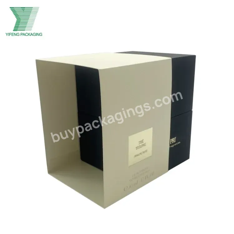 High Quality Fancy Luxury Perfume Box Hot Stamping Empty Perfume Bottle Packaging Magnetic Paper Box