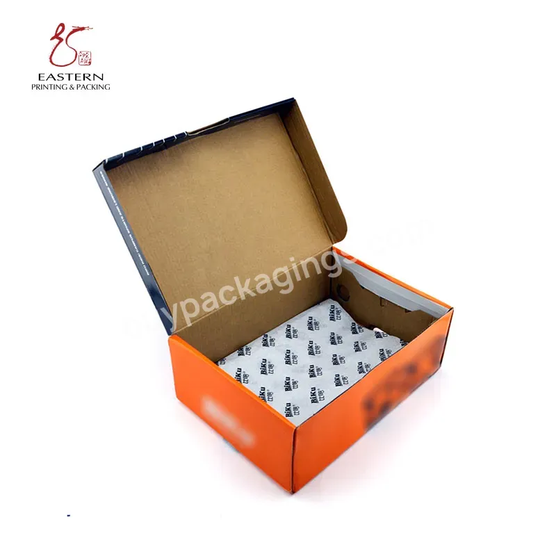 High Quality Folding Shoe Packaging Cardboard Carton Mailing Box Corrugated Box For Shoes And Clothes