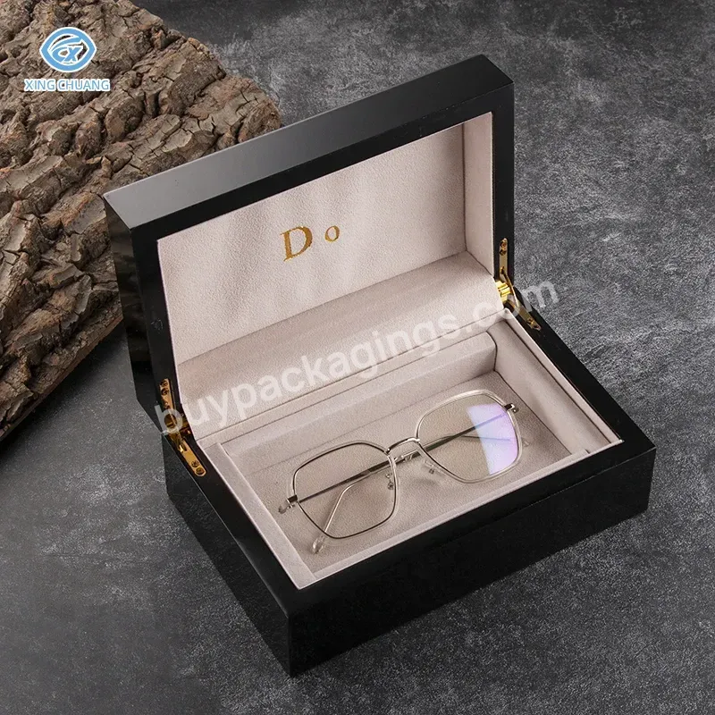 High Quality Glasses Accessories Eyewear Case Wooden Case For Glasses Display Wooden Box Sunglasses Packaging Luxury