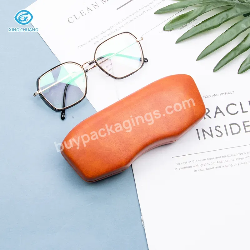 High Quality Leather Material Glasses Case Candy Color Fresh Glasses Case