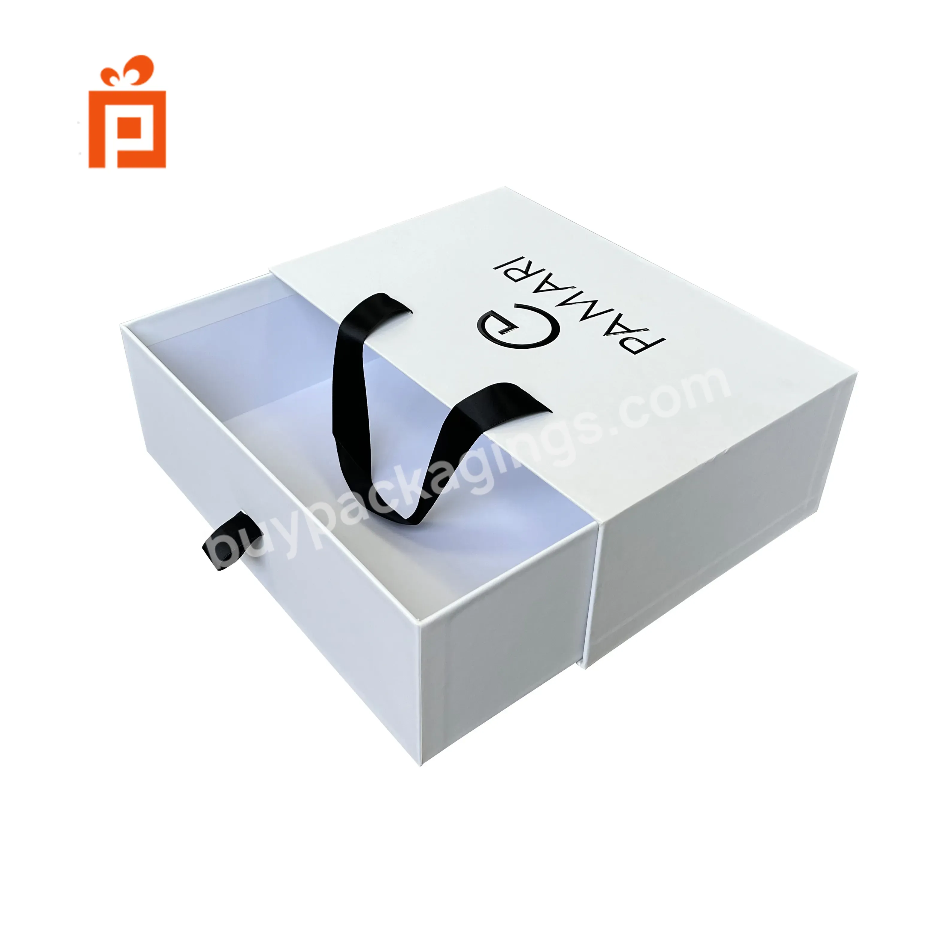 High Quality Luxury Bespoke Drawer Gift Box Packaging With Handles