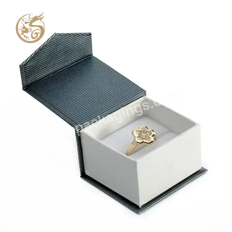 High Quality Luxury Ring Box Jewelry Box Packaging Custom Printed Jewelry Magnetic Closure Boxes With Logo