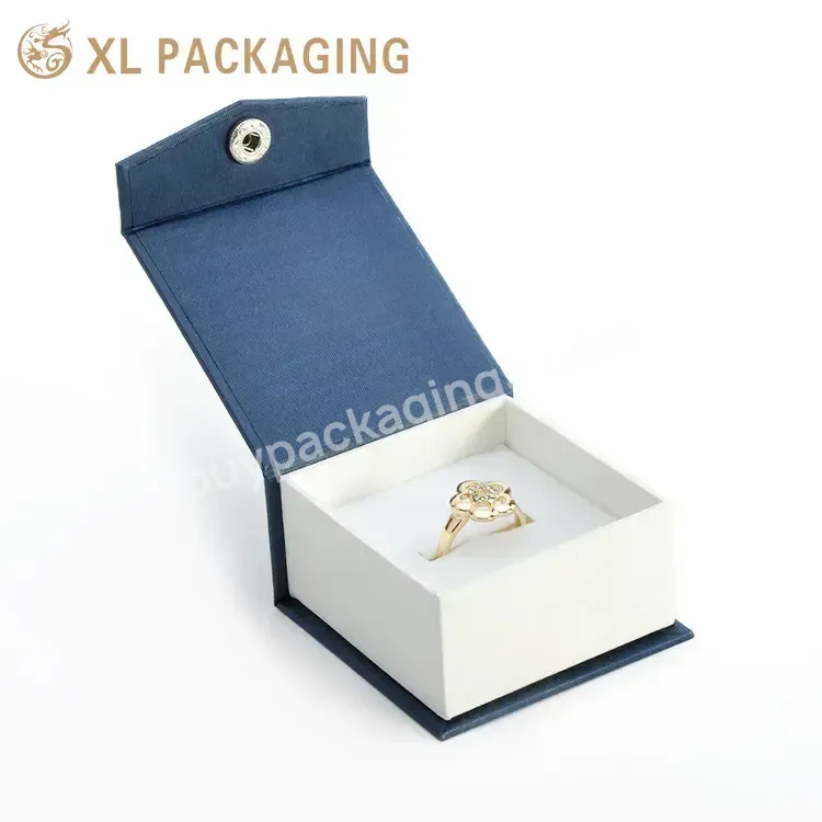 High Quality Luxury Ring Box Jewelry Box Packaging Custom Printed Jewelry Magnetic Closure Boxes With Logo