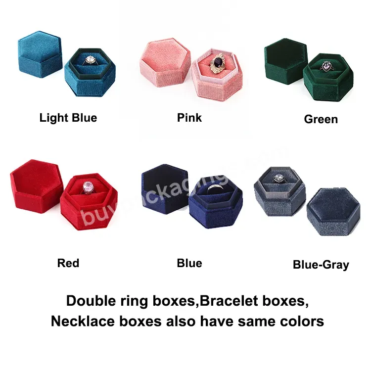 High Quality Mini Colourful Velvet Hexagonal Wedding Jewellery Jewelry Ring Box Hexagon - Buy Colourful Velvet Ring Box,High Quality Velvet Ring Box Hexagon Jewelry Box Hexagon Jewellery Box Box Mini Hexagon Velvet Jewelry Wedding Ring Box,Velvet Rin