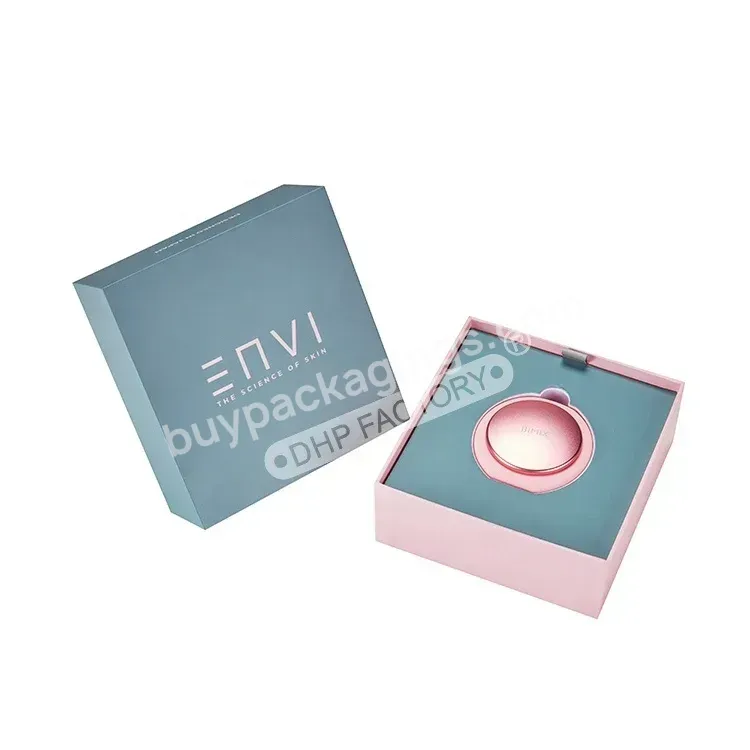 High Quality Packaging Printed Inside In Pink With Eva Insert Cosmetic Small Beauty Equipment Gift Box