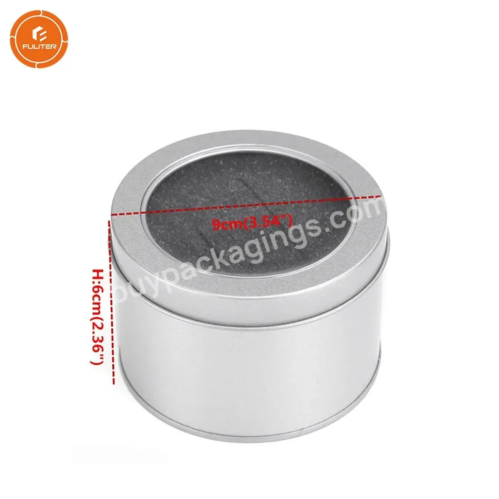 High Quality Recycled Metal Tin Round Packaging Gift Watch Box