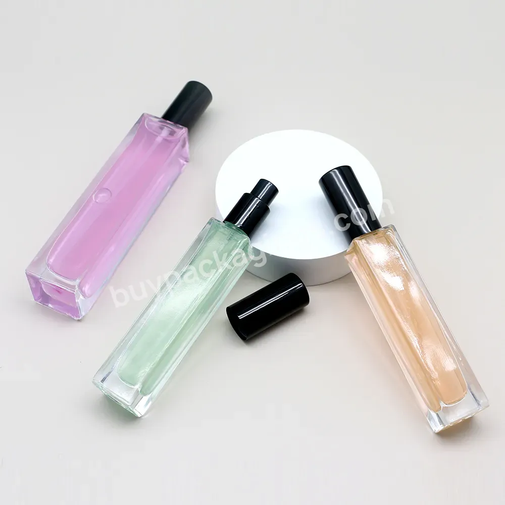 High Quality Spray 5ml 10ml 15ml 30ml 50ml 100ml Transparent Round Glass Perfume Sample Bottle Logo And Color Can Be Customized