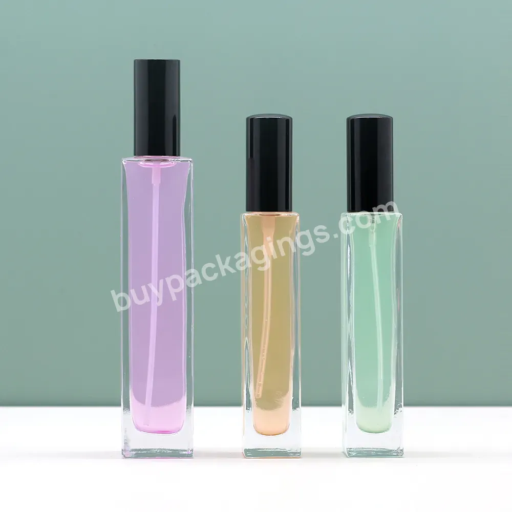 High Quality Spray 5ml 10ml 15ml 30ml 50ml 100ml Transparent Round Glass Perfume Sample Bottle Logo And Color Can Be Customized