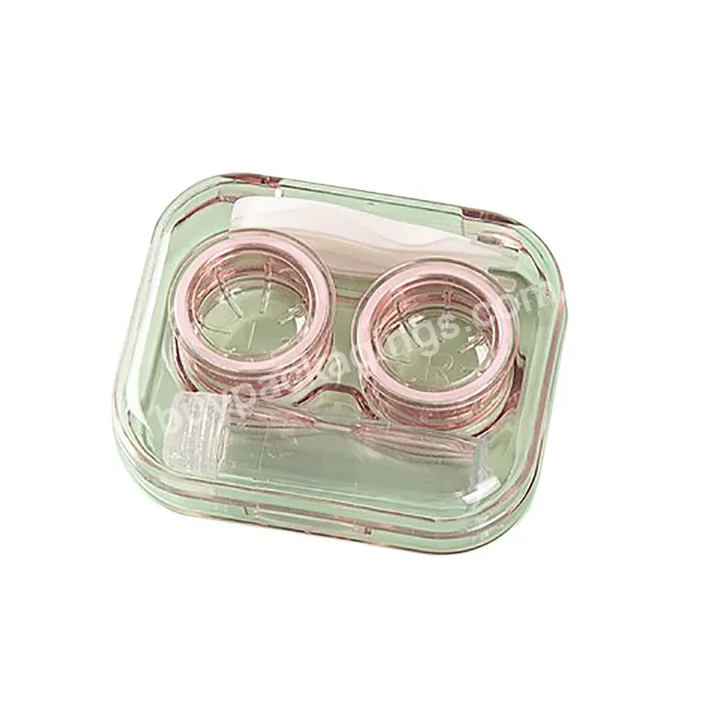 High Quality Travel Portable Contact Lens Holder Case Box Kit Cute Plastic Container Glasses Lens Accessory - Buy Contact Lens Holder Box,Plastic Container,Contact Lens Case Kit.