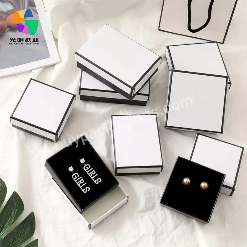 High Quality Wholesale Custom Luxury Sliding Jewelry Storage Gift Drawer Boxes For Necklace Packaging