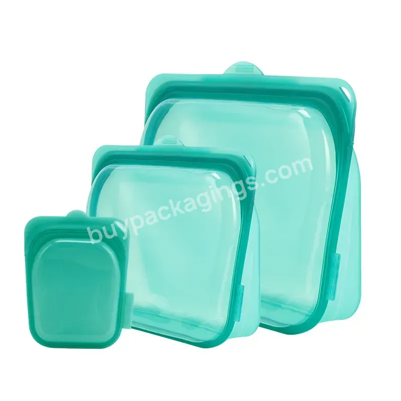 High Temperature Square Shape Resistant Food Grade Silicone Fresh-keeping Bag Silicone Reusable Food Storage Cosmetic Bags - Buy High Temperature Square Shape Resistant Food Grade Silicone Fresh-keeping Bag Silicone Reusable Food Storage Cosmetic Bag