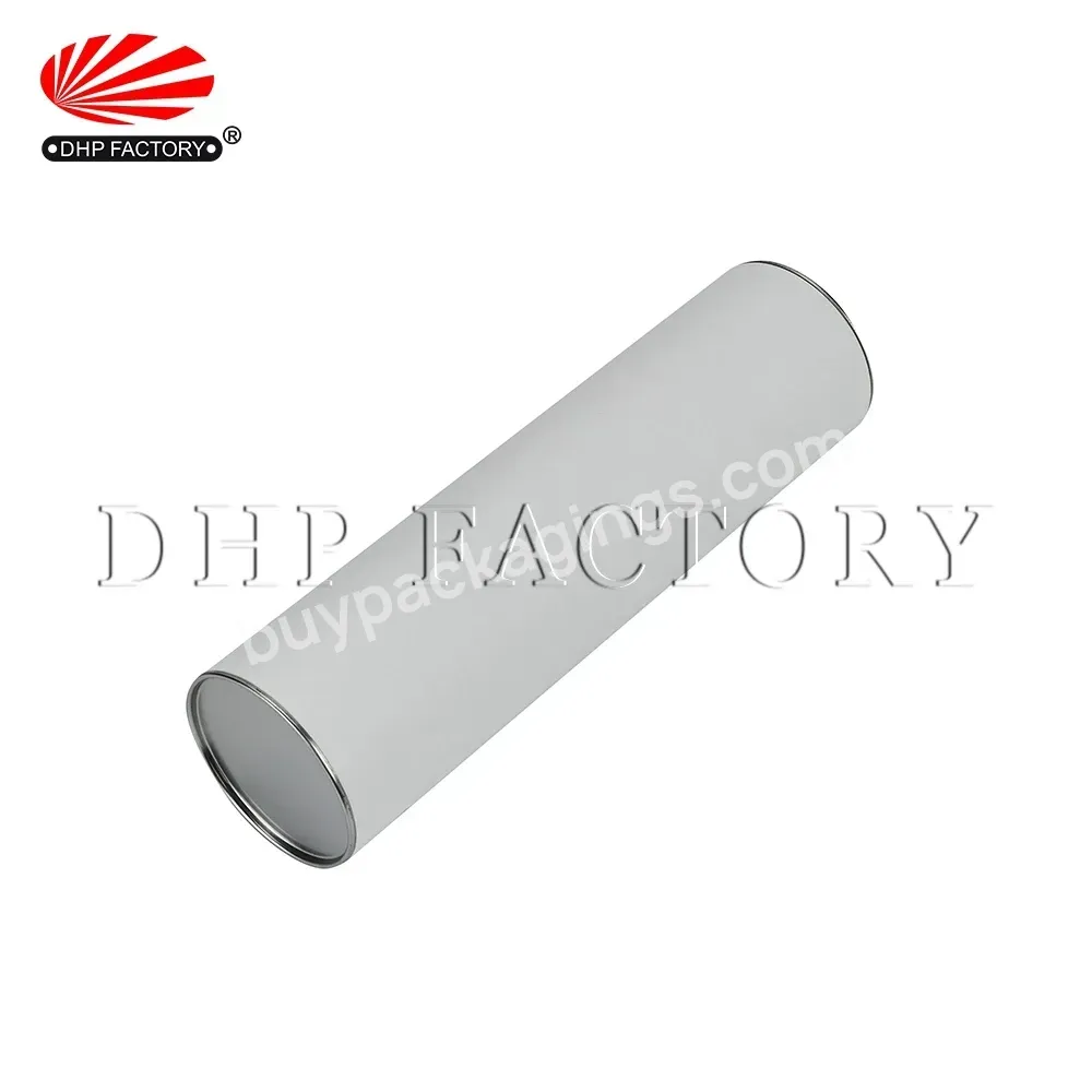 Highest Quality Custom Logo White Tube Cylinder Gift Paper Cardboard Golf Ball Packaging Box