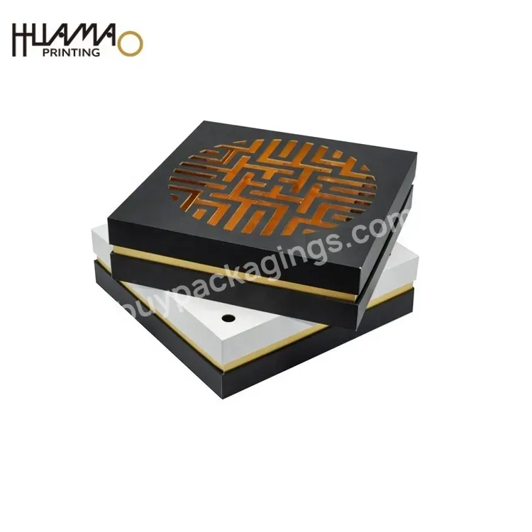 Hologram Sticker Label Bolsas De Papel Collapsible Paper Container Foldbable Box Packaging Paper Bag Customizable Mooncake Box