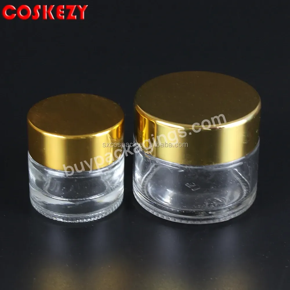 Hot 100g Clear Glass Cream Jar Facial Mask Container,Emty Glass Bottle Cream Cosmetic Packaging With Lid - Buy 100 Grams Cosmetic Jar,Cosmetic Cream Bottle,Cream Jar 100ml.