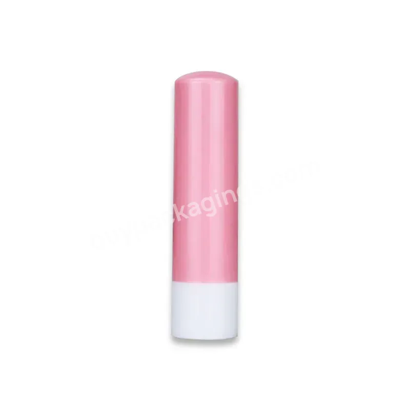 Hot 3.5g Pink Lipstick Tube Diy Lip Gloss Tube Cosmetic Makeup Lip Gloss Empty Tube Bottle Can Be Customized - Buy 3.5g Pink Lipstick Tube,Plastic Lip Glaze Tube,Cylindrical Lip Tube.