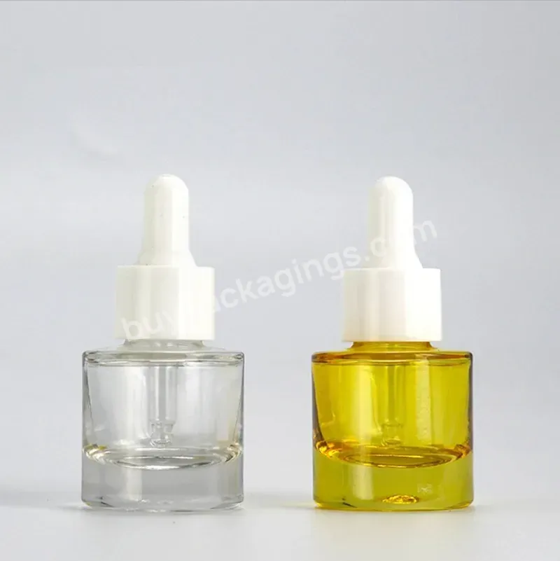 Hot Sale 15ml Cosmetic Dropper Glass Serum Packing Bottle Skincare Glass Essential Oil Dropper Glass Bottles Ygh081