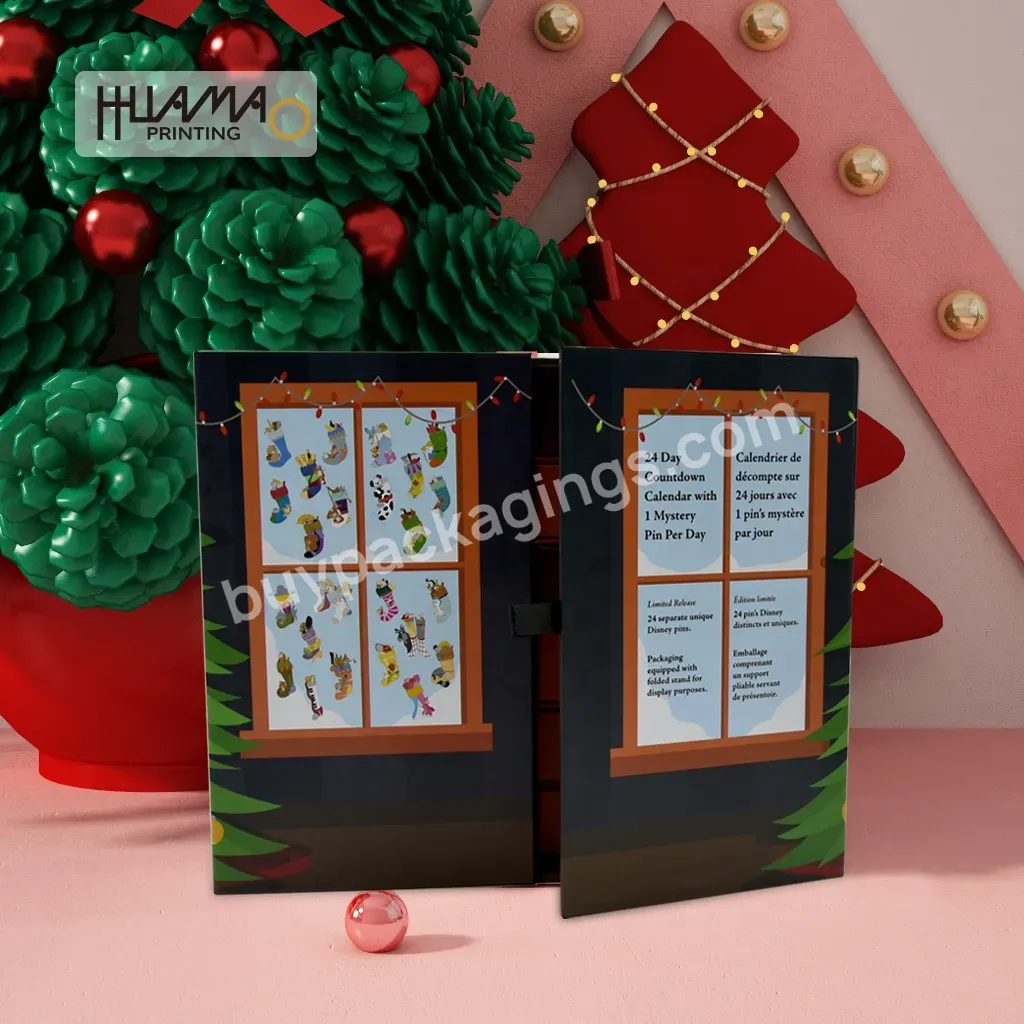 Hot Sale Custom Luxury Packing Tea Gift Boxes Carton Foil Balloon Bolsas Papel Kraft Sticker Hang Tags Advent Calendar Box