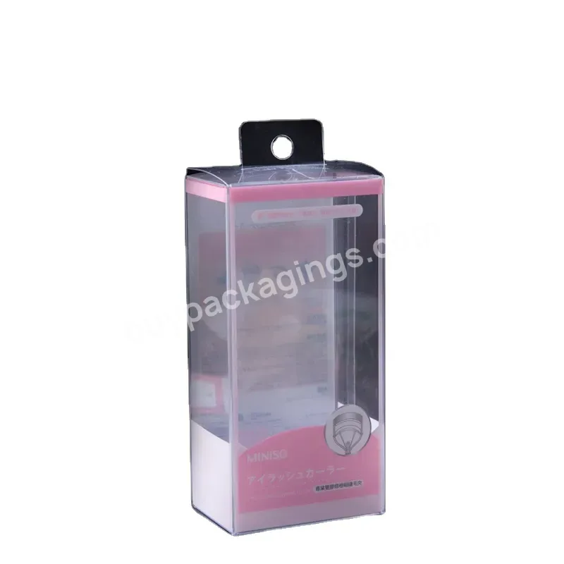 Hot Sale Customized Transparent Printed Plastic Pvc Box Package Small Plastic Cosmetic Box Pvc Packaging