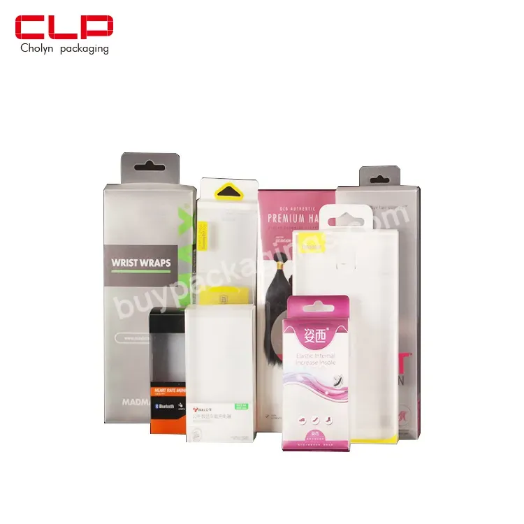 Hot Sale Customized Transparent Printed Plastic Pvc Box Package Small Plastic Cosmetic Box Pvc Packaging