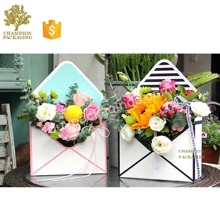 Hot Sale Foldable Flower Envelop Flower Packaging Gift Shipping Boxes