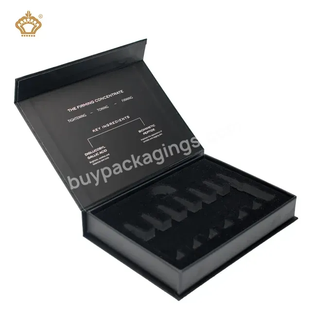 Hot Sale Skincare Packaging Sets Essential Oil Perfume Samples Boxes Rigid Magnetic Gift Box Packaging