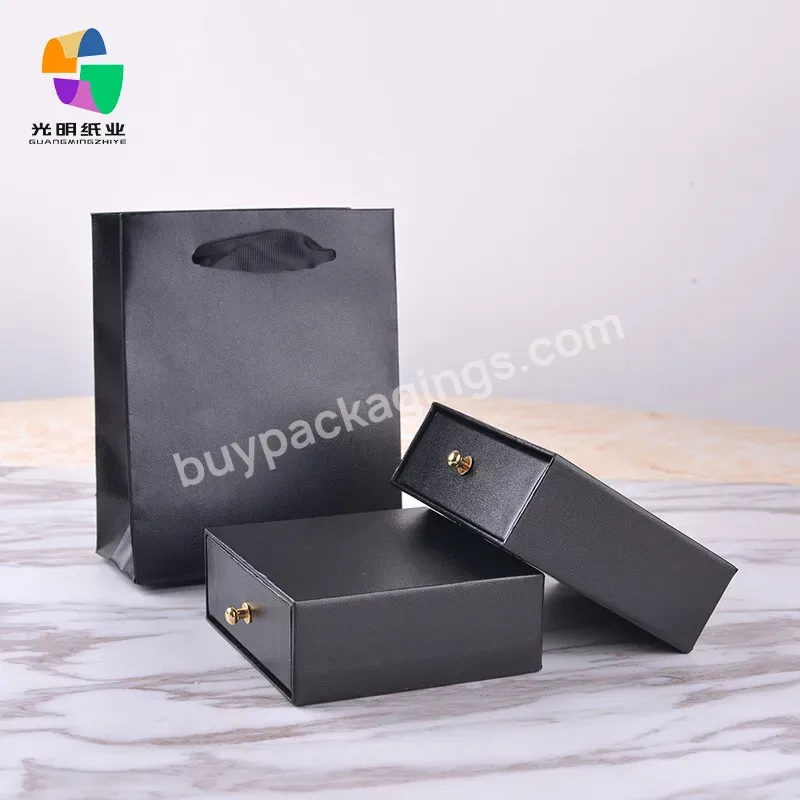Hot Sales New Design Oem Gift Jewelry Storage Foldable Drawer Box For Necklace Pendant Packaging