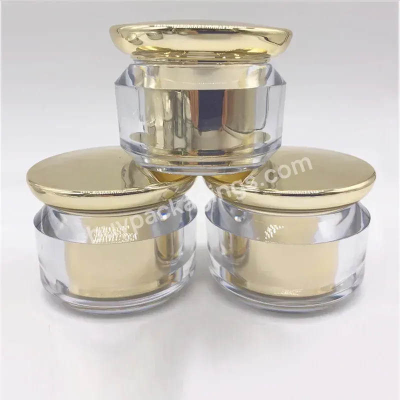 Hot Selling 30g 50g Acrylic Lady Cream Bottle Mushroom Bottle Cosmetics Package Empty Bottle