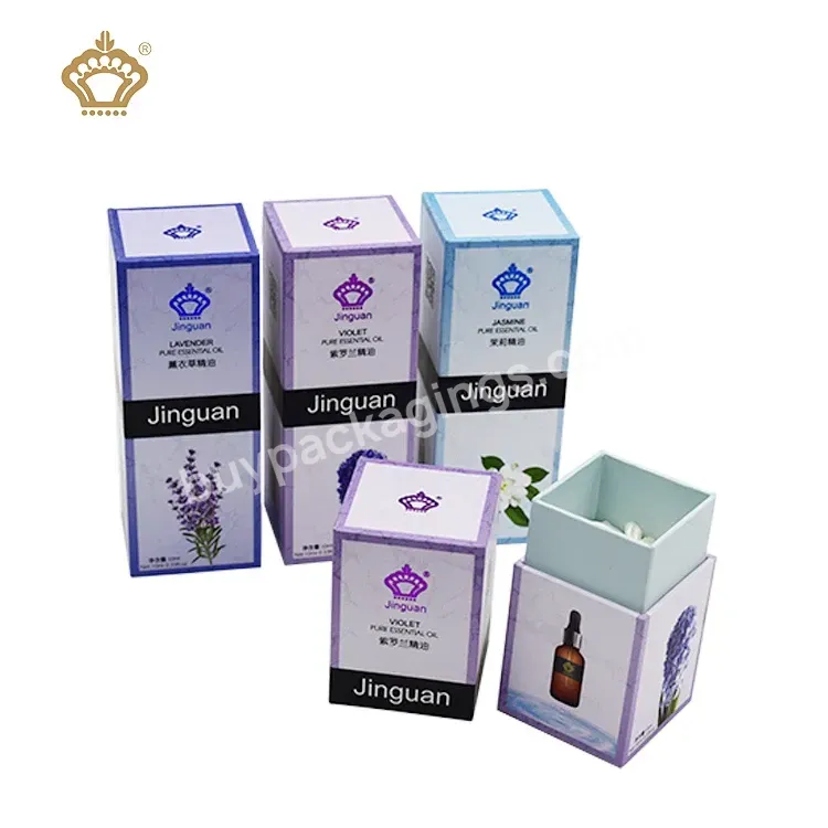 Hot Selling Custom Fragrance Essential Oil Cardboard Container Car Perfume Bottle Box Biodegradable Cosmetic Packing