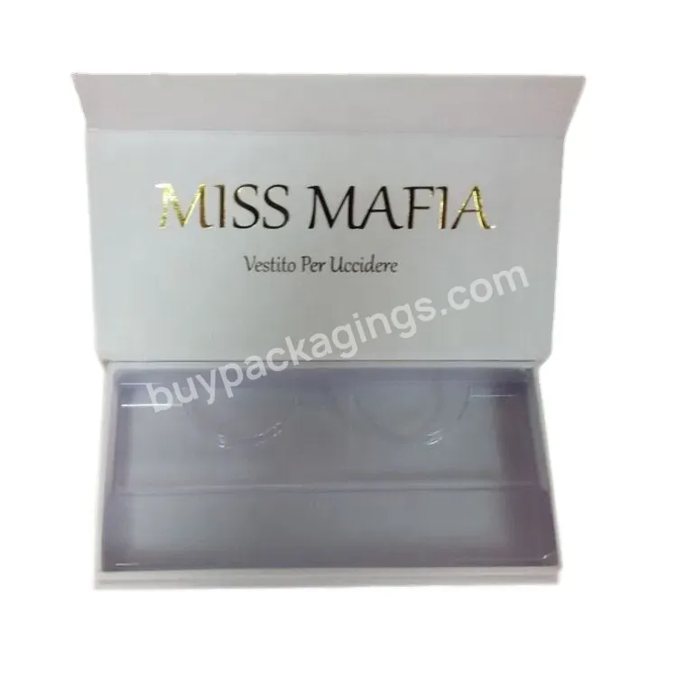 Hot Stammping Logo Cardboard False Eyelash Box Packaging