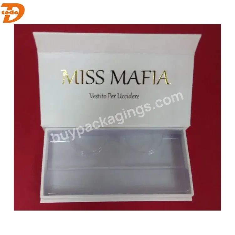 Hot Stammping Logo Cardboard False Eyelash Box Packaging