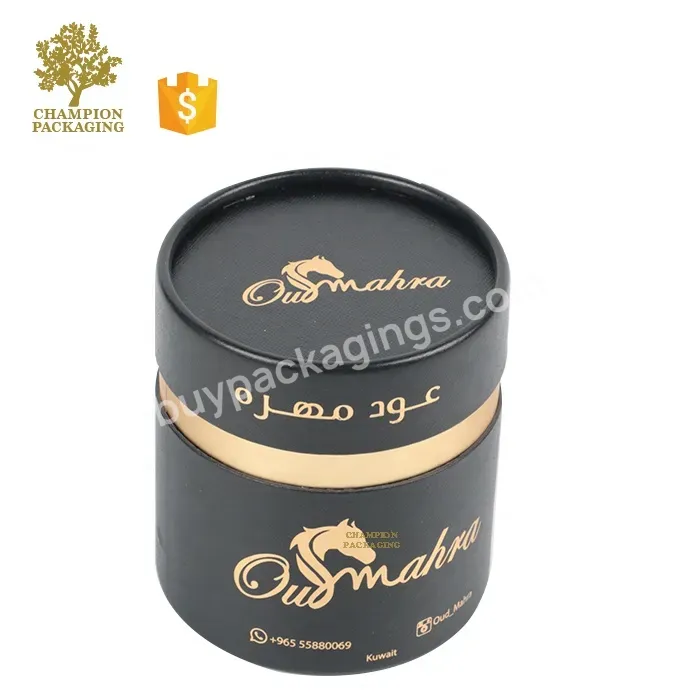 Hot Stamping Golden Silver Logo Round Shape Perfume Spray Bottle Box 30ml 50ml 100ml Colored Perfume Bottle