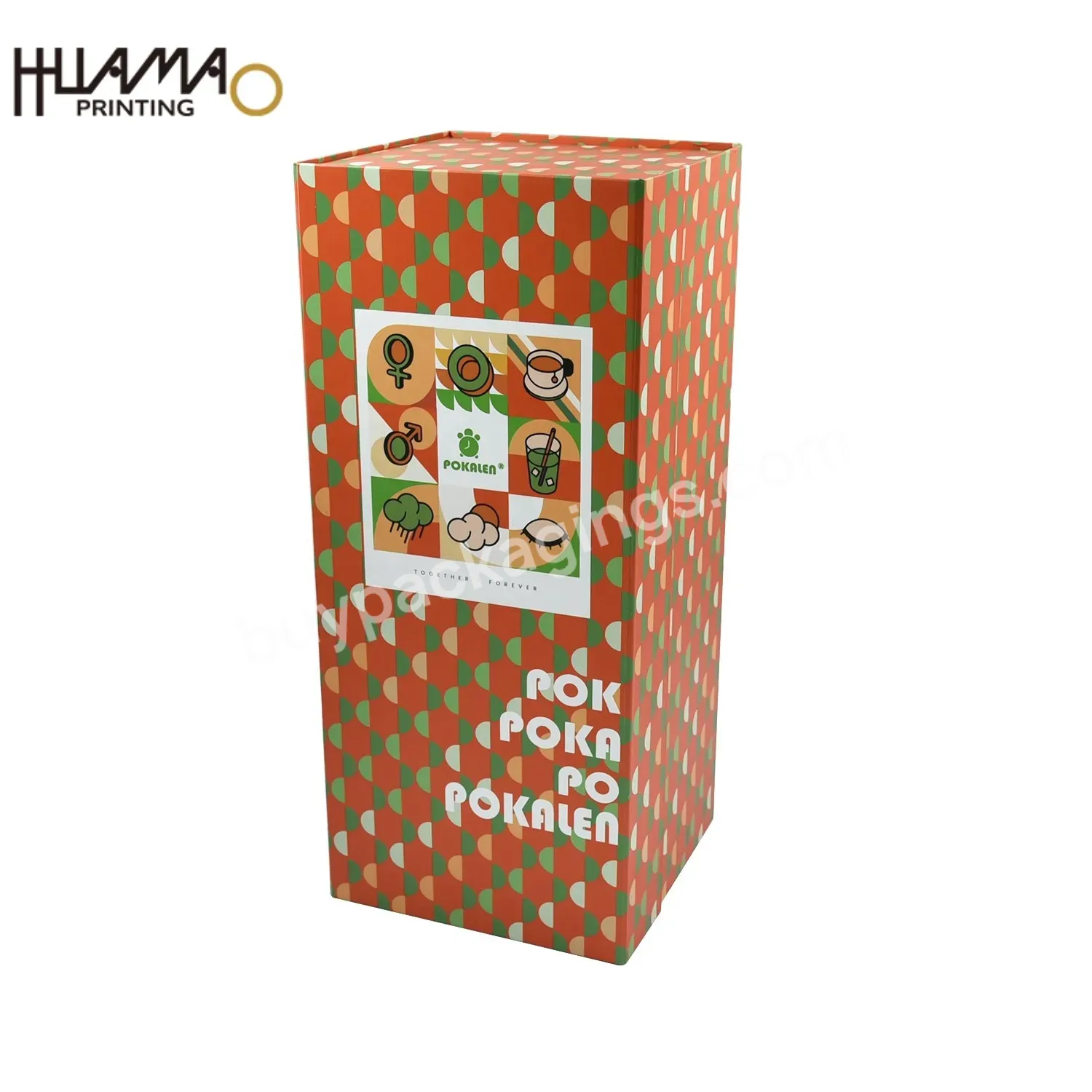 Huamao Grand Coffret Cadeau Caja De Pizza Biodegradable Bolsas De Papel Advent Calendar Box Caixa De Donut Magnetic Gift Box