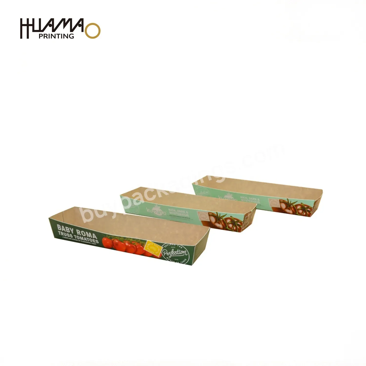 Huamao Kraft Envelope Sleeve Packaging Cupcake Box Caja De Pizza Good Package Design Kraft Box Donut Fast Food Packaging