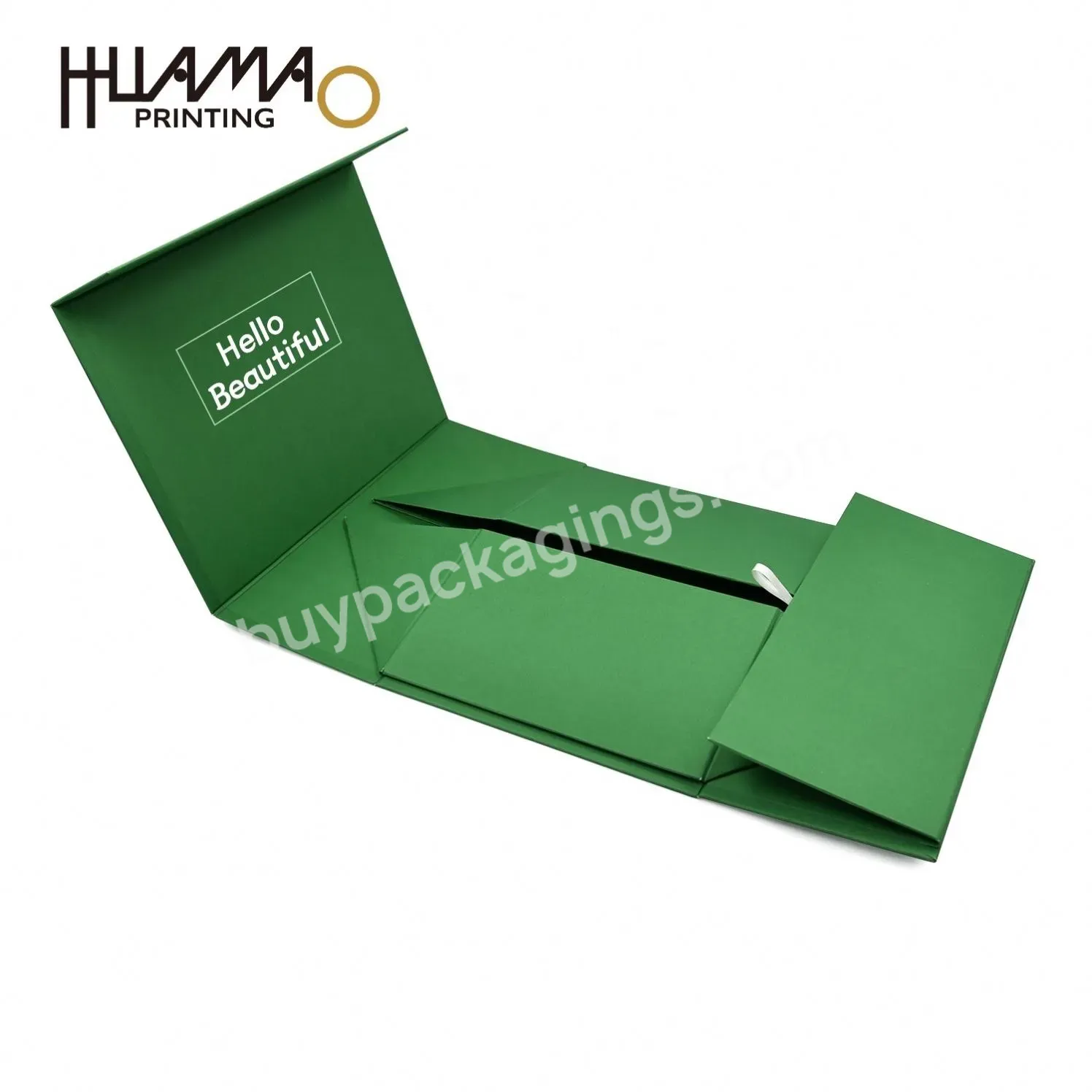 Huamao Print Kraft Sleeve Packaging Paper Boxes Papel De Parede Cardboard Display Cosmetic Cellphone Case Package Magnet Box