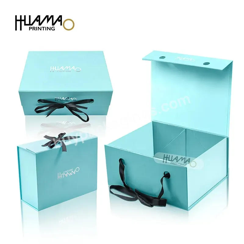 Huamao Printing Press On Nail Packaging Box Caja De Pizza Kraft Paper Bag Collapsible Paper Container Foldbable Box Packaging