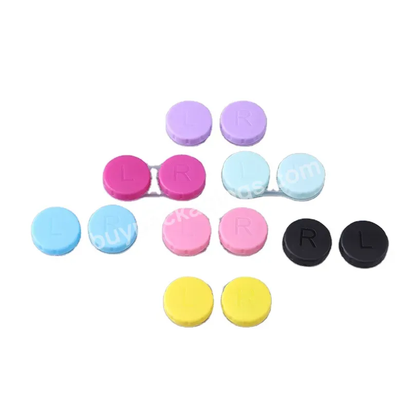 In Stock Cheaper Colorful Portable Contact Lens Case Popular Travel Contact Lens Display Box - Buy Contact Lens Display Box,Display Box,Contact Lens Case.