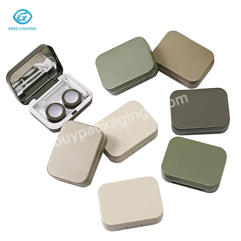 In Stock Colorful Contact Lens Case Portable Spectacle Cases Fashion Contact Lens Mini Display Box - Buy Spectacle Cases,Display Box,Contact Lens Case.