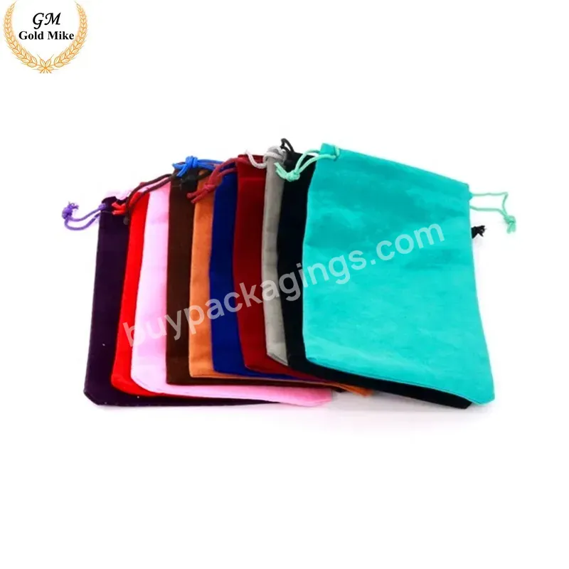Individuality Velvet Bag In Many Colors And Styles Velvet Bag With Logo Printed