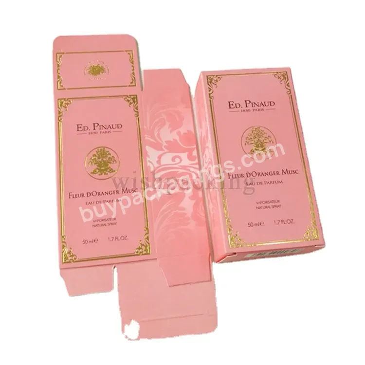 Ivory Paper Box For Perfume Package Wholesale Gift Cosmetics Hot Sale Paper Box