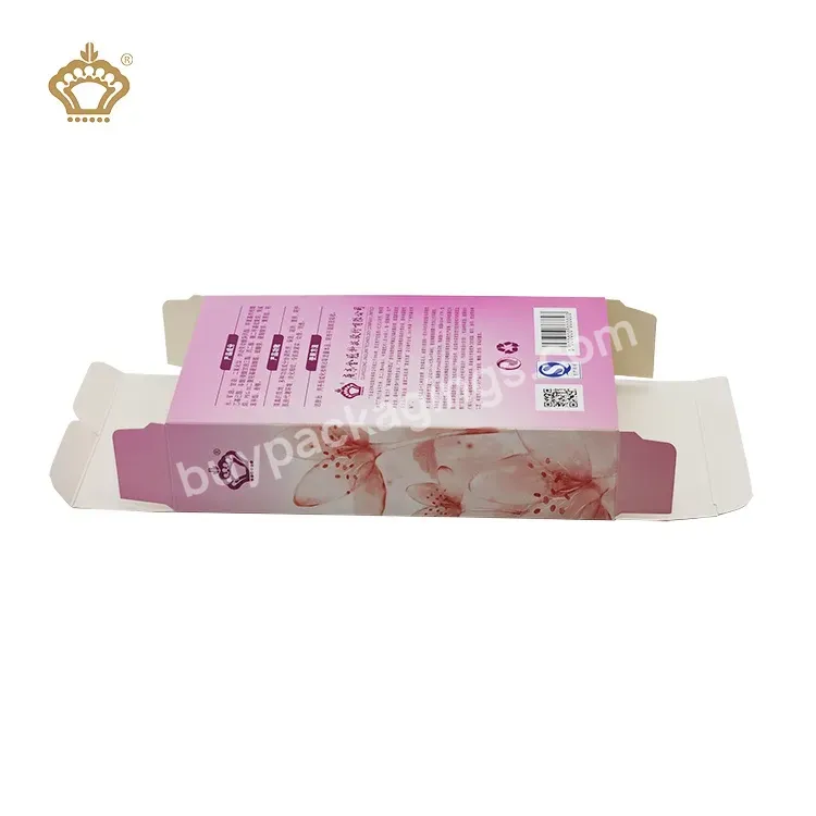 Jinguan Printing Manufacturer Cmyk Colorful Custom Art Card Paper Flat Folding Sunscreen Cream Box