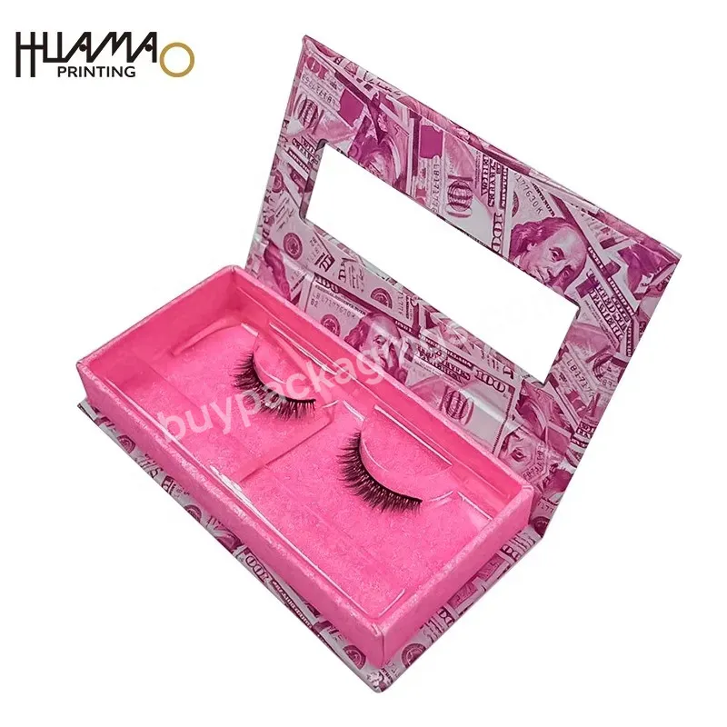 Kraft Envelope Packaging Paper Boxes Scrap Carton Prices Stickers Cute Kawaii Cheap Brown Paper Bags Eyelash Packaging Box