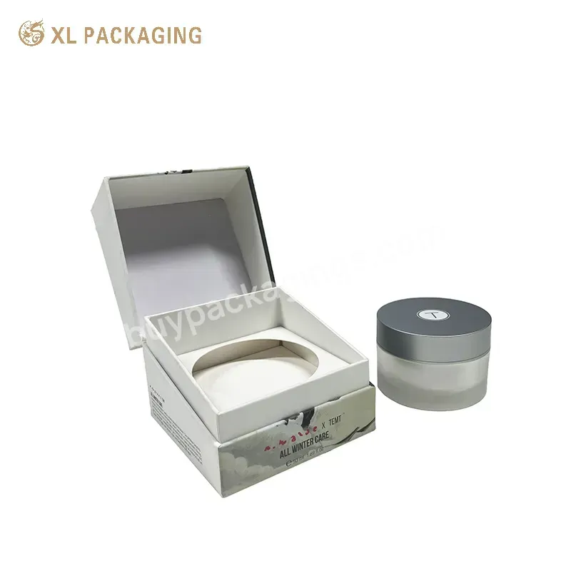 Kraft Face Cream Paper Box Dropper Bottle Essential Oil Box Skin Care Cosmetic Packaging Box With Paper Insert