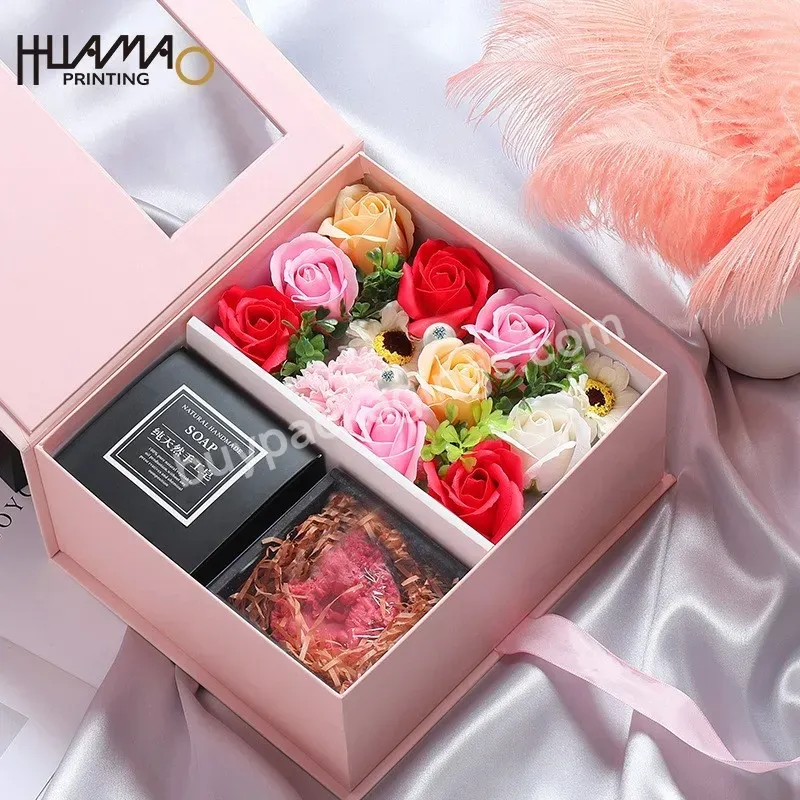 Leader In Industry Trending Gift Packaging Factory Oem Custom Color Cardboard Flower Rose Paper Packing Diy Thank You Mama Box