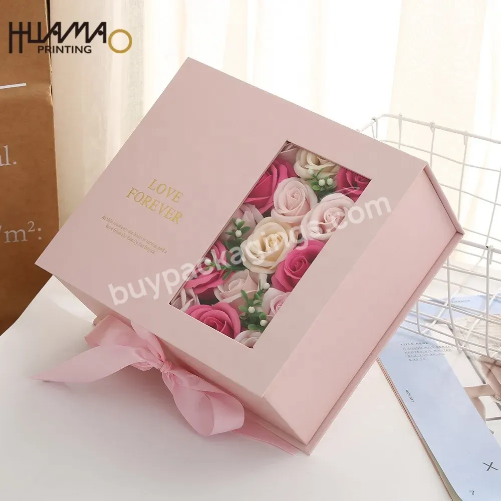 Leader In Industry Trending Gift Packaging Factory Oem Custom Color Cardboard Flower Rose Paper Packing Diy Thank You Mama Box