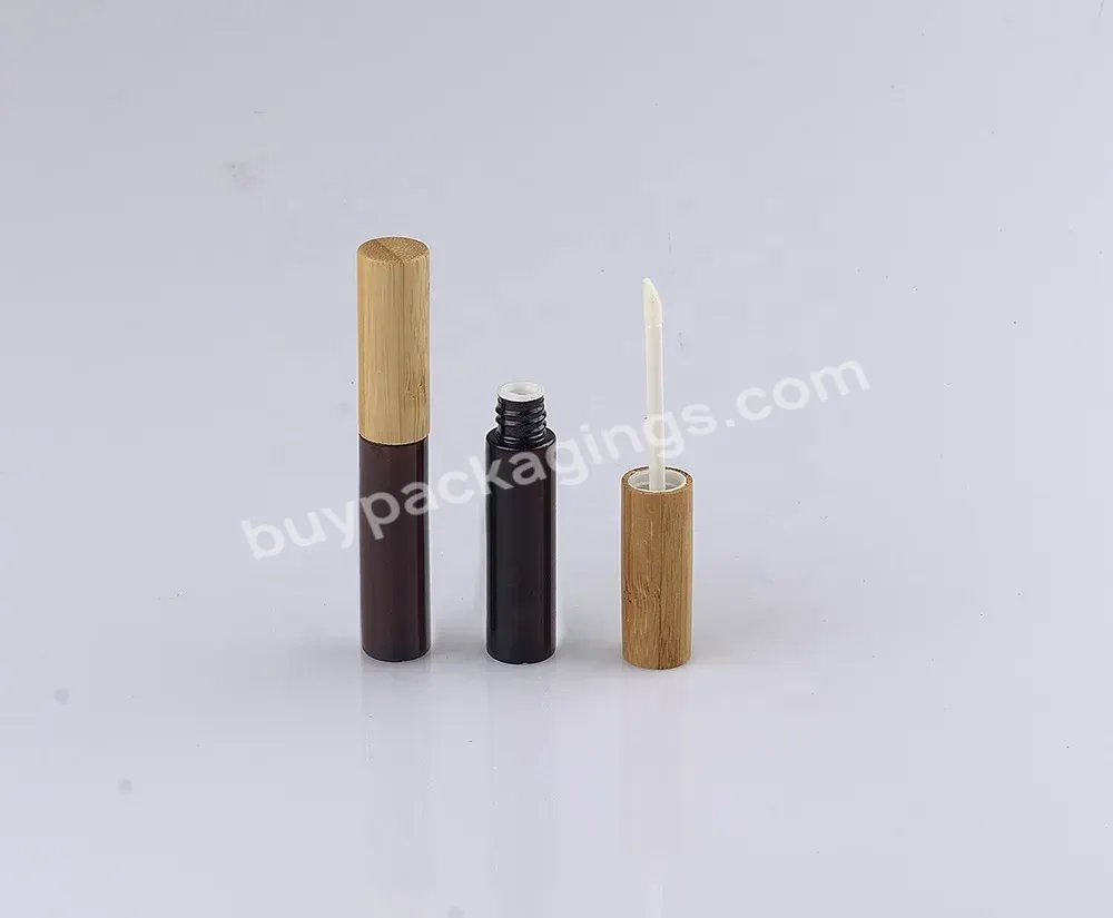 Lip Gloss Bottle With Bamboo Cap - Buy Make Up,Lip Gloss Bottle With Bamboo Cap,Lip Gloss.