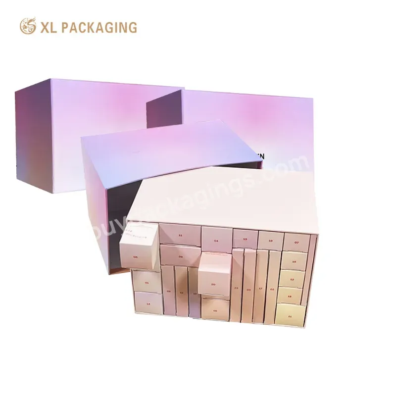 Lots Of Little Boxes Cosmetic Gift Advent Calendar Packaging Box For Drawer Box
