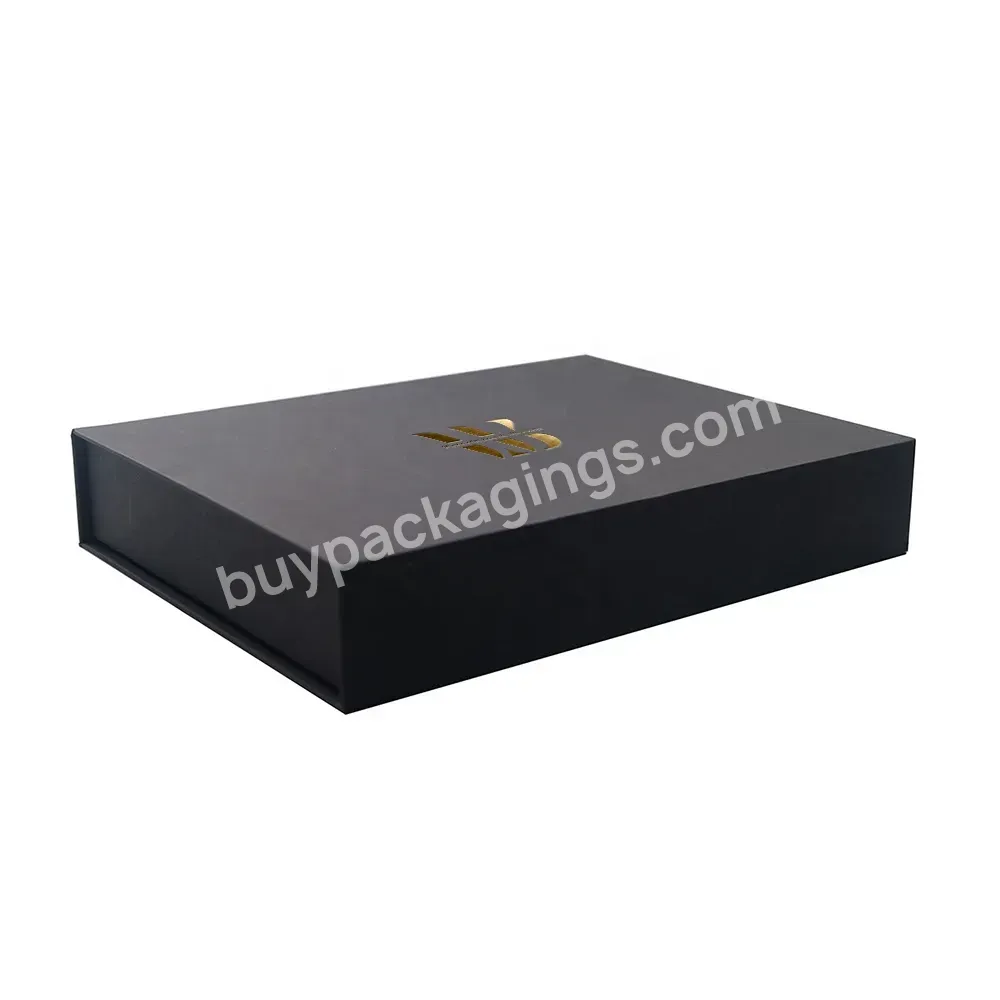 Low Moq Brown Heavy Duty Book Shape Magnetic Jewelry Packaging Gift Box With Closure With Embossed Logo Gold Foil