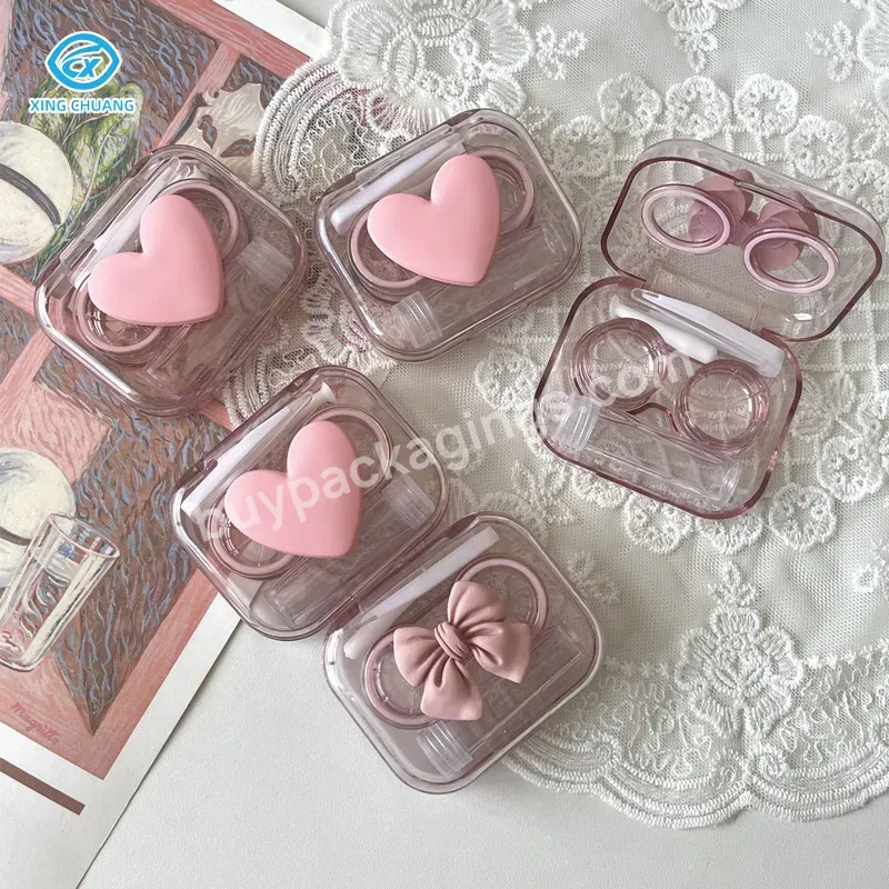 Low Moq Eye Glass Accessories Cute Pink Contact Lens Case Plastic Case Eyewear Display Eyekan Contact Lenses Box - Buy Contact Lenses Packaging Box,Low Moq Eye Glass Accessories Cute Pink Contact Lens Case,Plastic Case Eyewear Display Eyekan Contact