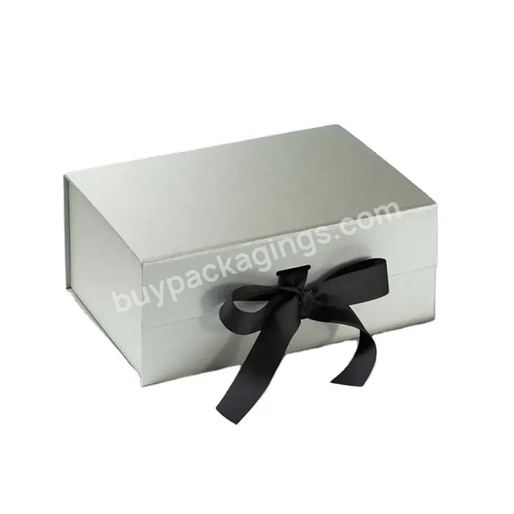 Low Price Custom Printed Paper Boxes Folding Cosmetic Underwear Clothing Gray Packaging Gift Box