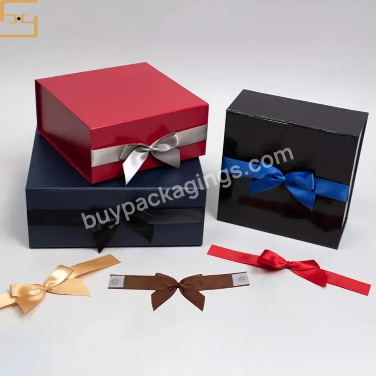 Low Price Printed Paper Magnetic Boxes Foldable Shoes Underwear Clothing Custom Gift Box